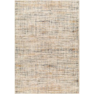 Beckham Taupe Abstract 5 ft. x 7 ft. Indoor Area Rug