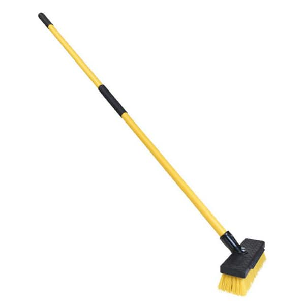 HDX Scrub Brush with Iron Handle 252MBHDXRM - The Home Depot