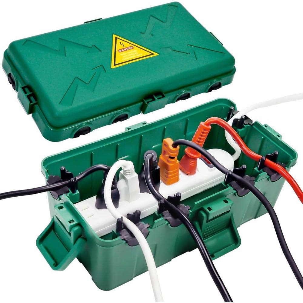 10.6 in. D x 5.5 in. W x 4.5 in. H Medium Waterproof Electrical Box, Indoor