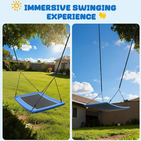 石井一孝 Swing in the Midnight Blue　2016 Goplus 40'' Flying Saucer Tree Swing Indoor Outdoor Play Set Swing