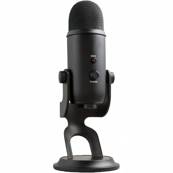 Plug and Play USB Microphone in Black for Gaming, Streaming, Podcasting, Twitch, YouTube, Discord, Recording