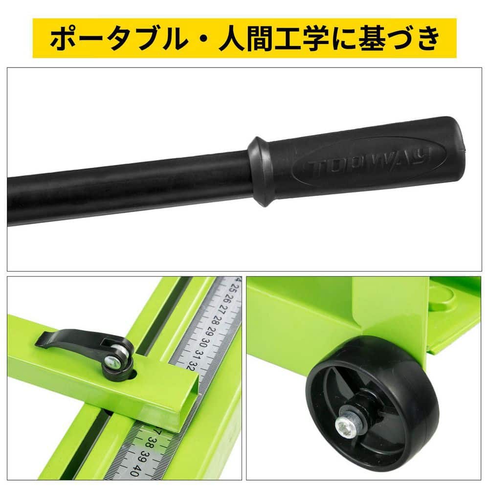 Green Steel Manual Ceramic Tile Cutting Machine