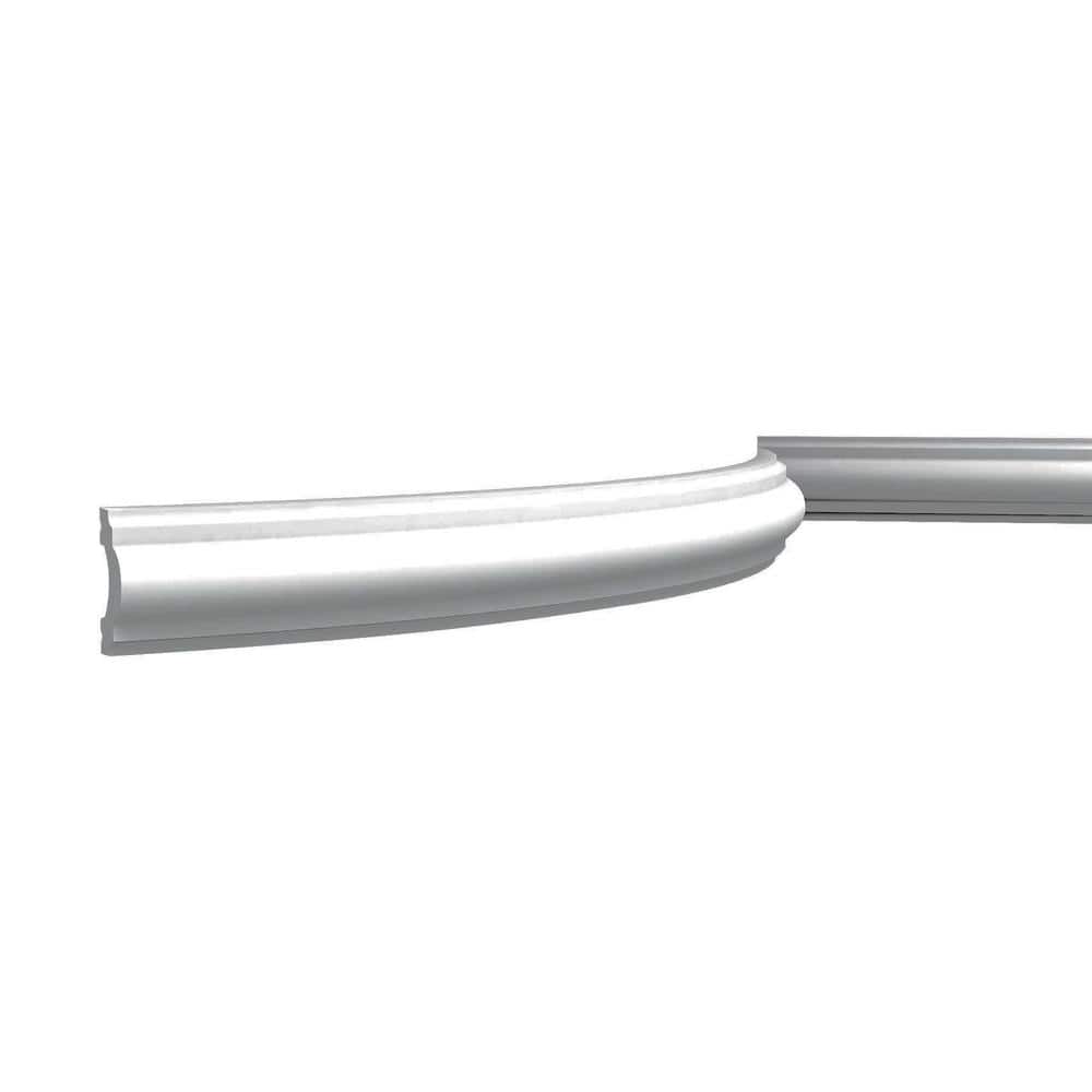 78.75'' H x 1.625'' W x 0.75'' D Plastic Chair Rail