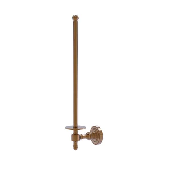 Allied Brass Retro Dot Collection Wall Mounted Paper Towel Holder in Brushed Bronze
