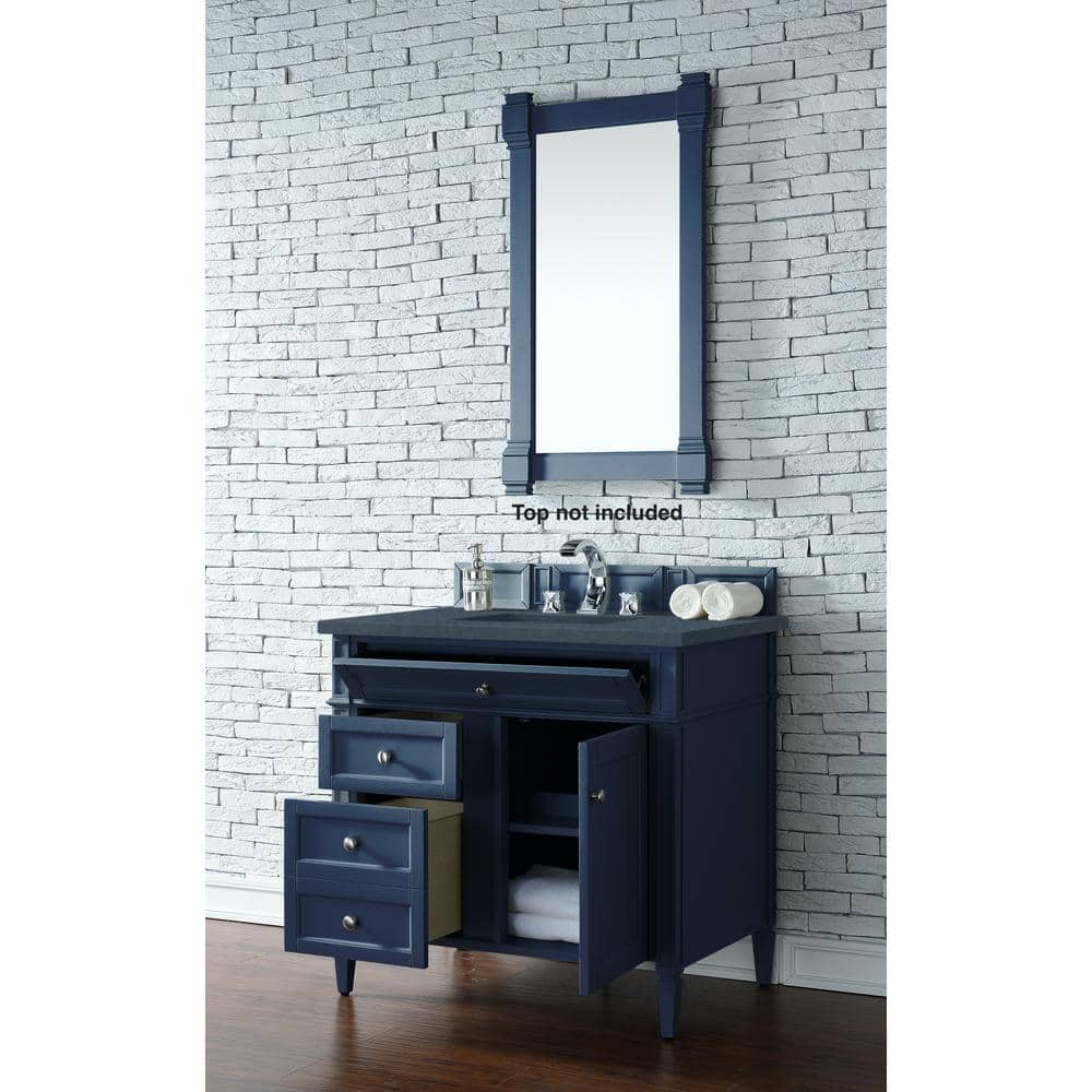 Victory Blue 35" Plywood Traditional Single Vanity Base