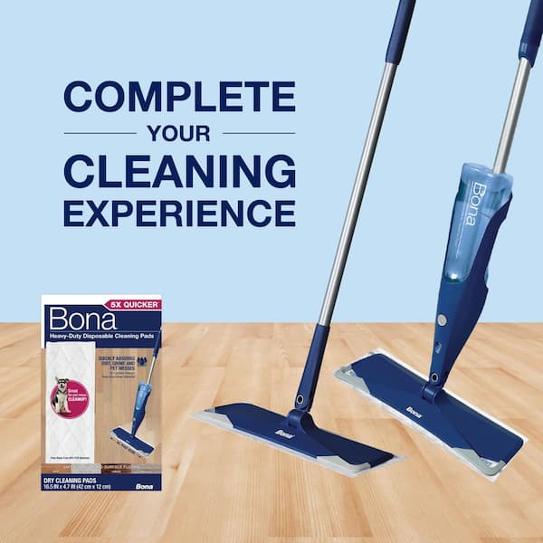 Layhit 6-Pack Microfiber Dusting Pads For Bona Mop - 18.3"x6.1" Floor Cleaning Pads