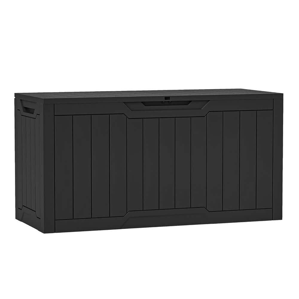 80 Gal. Waterproof Resin Deck Box with Lockable Lid