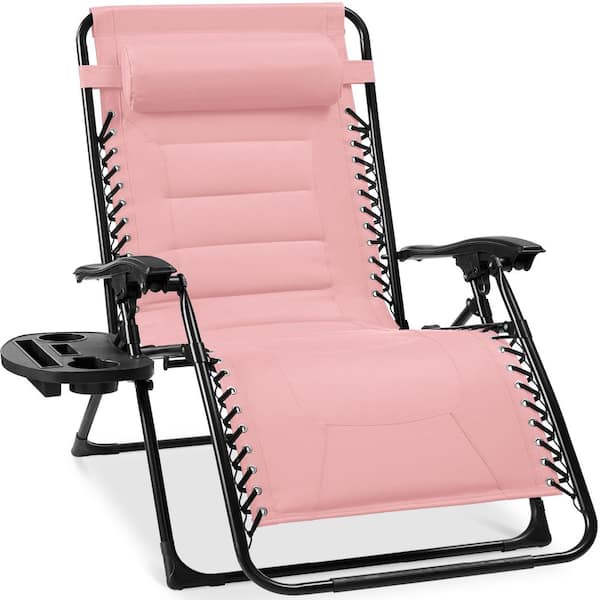 Best Choice Products Oversized Padded Zero Gravity Bubblegum Pink