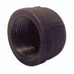 1 in. Black Malleable Iron FIP Cap Fitting