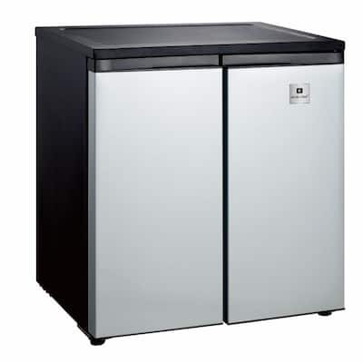 5.5 cu. ft. Side by Side 2-Door Mini Fridge in Black