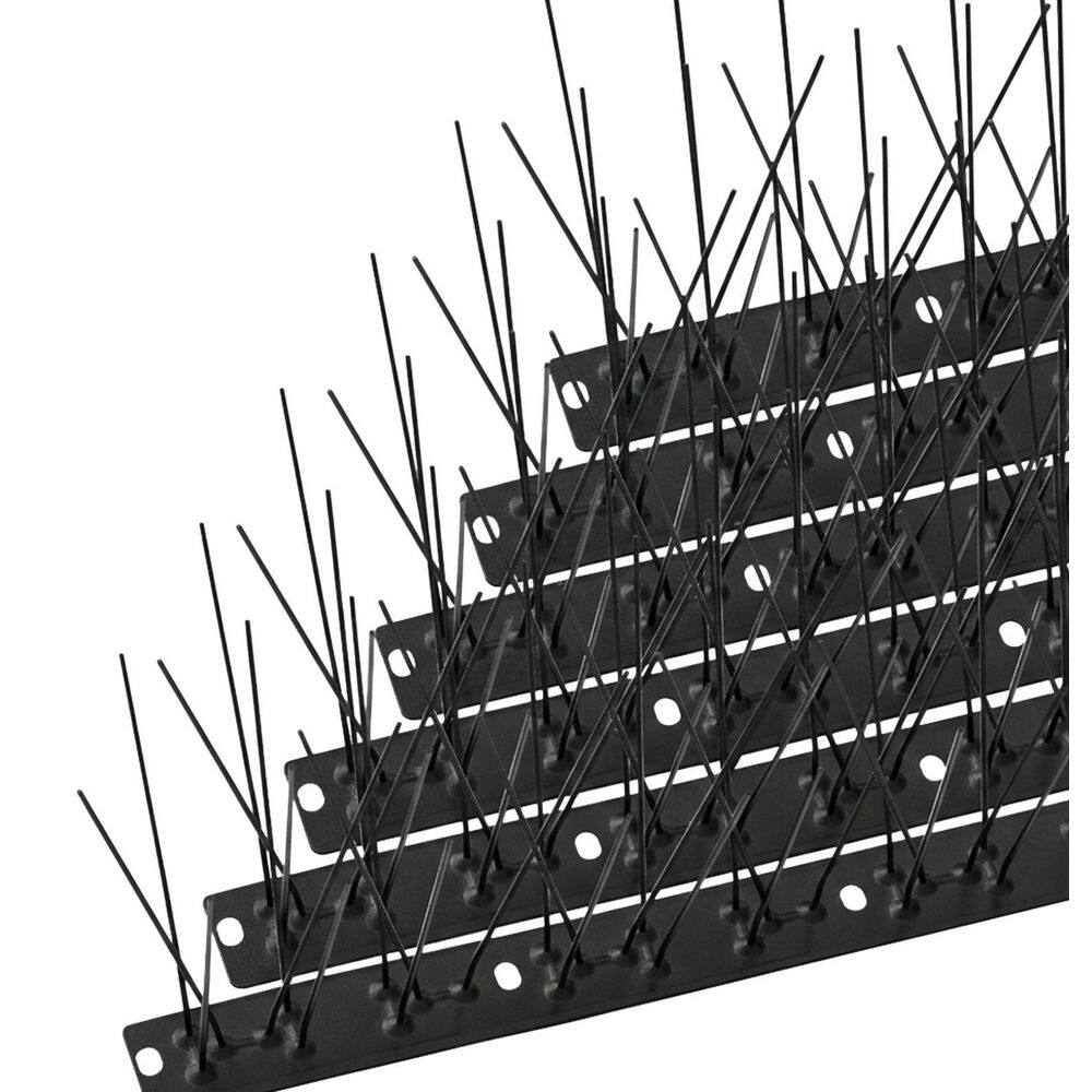 Pre-Assembled Stainless Steel Bird Spikes for Pigeons Birds, Covers 24 Feet, Durable for Fence Roof Mailbox Window price history on PriceWatchPro