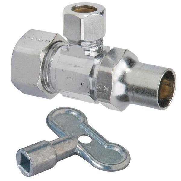 BrassCraft 1/2 in. Nominal Compression Inlet x 3/8 in. Compression ...