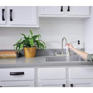 Parkwood 2-Handle Standard Kitchen Faucet in Stainless