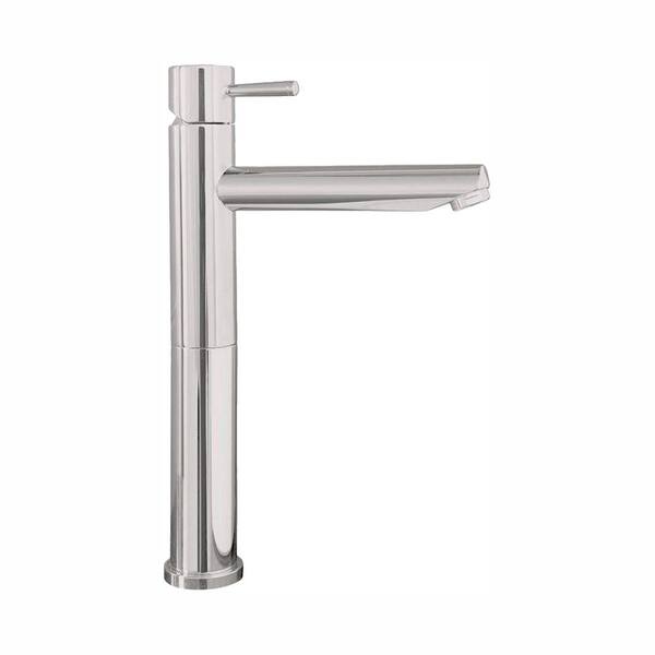 American Standard Serin Single Hole Single-Handle Mid-Arc Vessel Bathroom Faucet with Grid Drain in Brushed Nickel