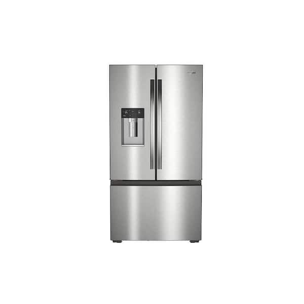 36 in. 23 cu. ft. Counter Depth French Door Refrigerator in Fingerprint Resistant Stainless with In-Door Water & Ice