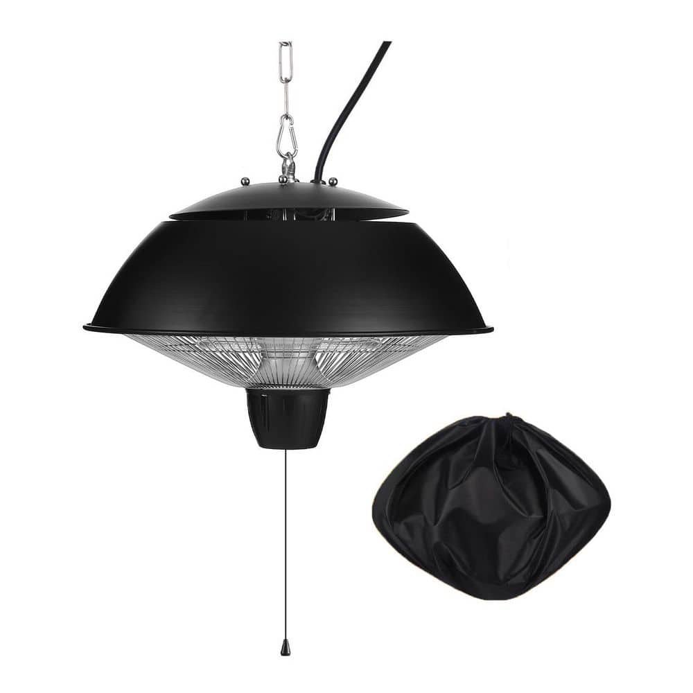 1500 Watt Outdoor Indoor Electric Infrared Patio Heater Kit Hanging Ceiling Metal with Chain and Dust Cover price history on PriceWatchPro