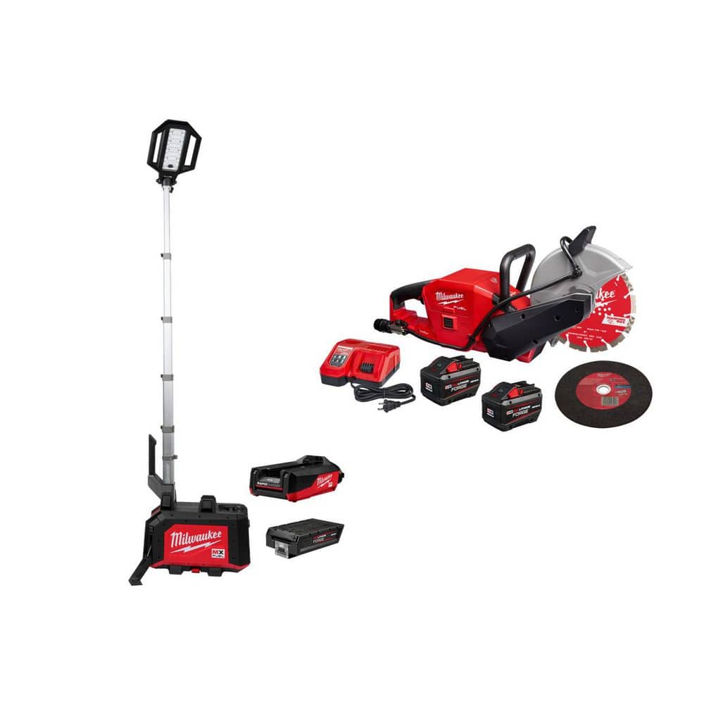 MX FUEL ROCKET Dual Power Compact Tower Light Kit with (1) XC406 Battery Pack, MX Charger, & Cut Off Saw price history on PriceWatchPro