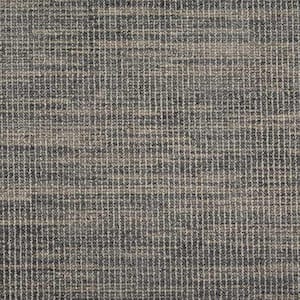Terrestrial - Slate - Gray 13.2 ft. 35.39 oz. Wool Loop Installed Carpet