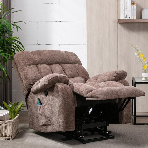 Ergode Recliner (Motion) Taupe Polished Microfiber, 1 - Kroger