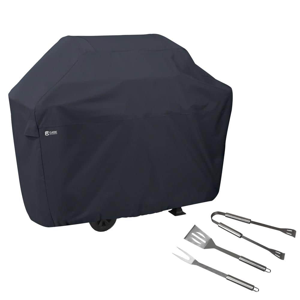Classic Accessories 58 in. L x 26 in. D x 48 in. H BBQ Grill Cover with