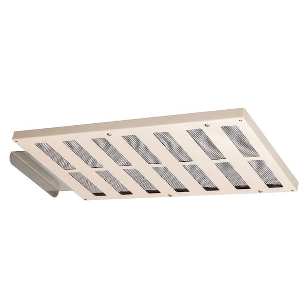 Master Flow 16.5 in. x 1.5 in. Rectangular Almond Built-In Screen Galvanized Steel Soffit Vent (Carton of 12)