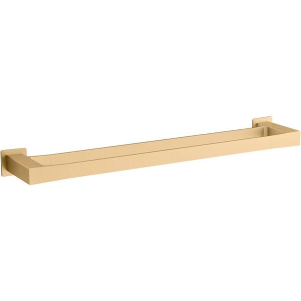 KOHLER Honesty 24 in. Towel Bar in Vibrant Brushed Modern Brass