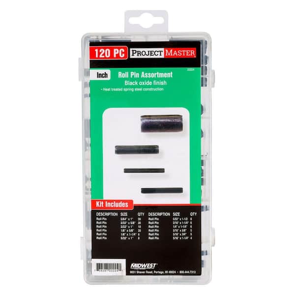 Roll Pin Kit-Black Oxide