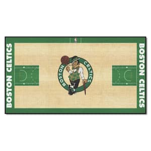 NBA Boston Celtics 3 ft. x 5 ft. Large Court Runner Rug