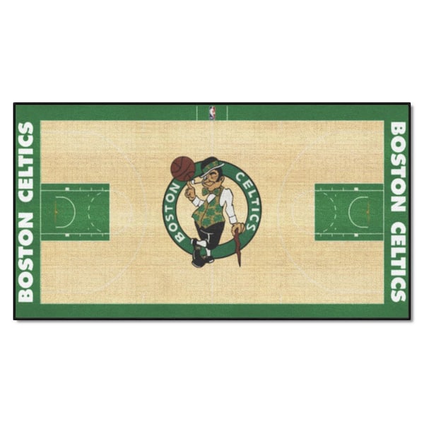 FANMATS NBA Boston Celtics 3 ft. x 5 ft. Large Court Runner Rug