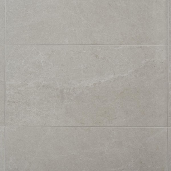 Ivy Hill Tile LithoTech Chalk White 11.81 in. x 23.61 in. Matte Porcelain Floor and Wall Tile (17.43 sq. ft./Case)