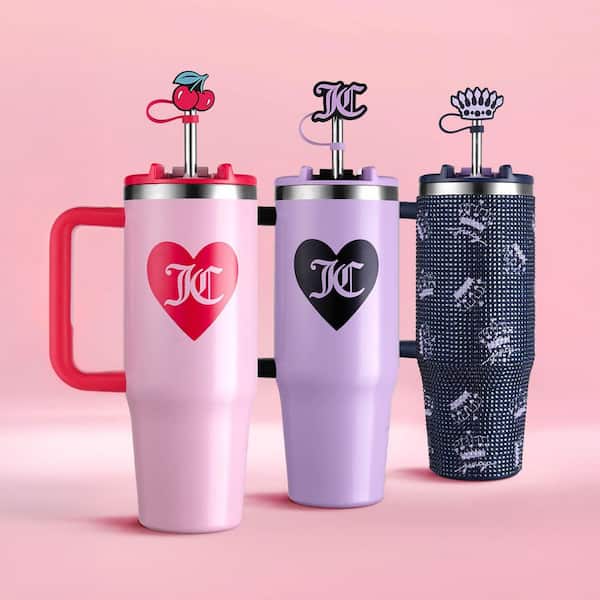 JUICY COUTURE Jetsetter 30 oz. Lavender Purple Stainless Steel