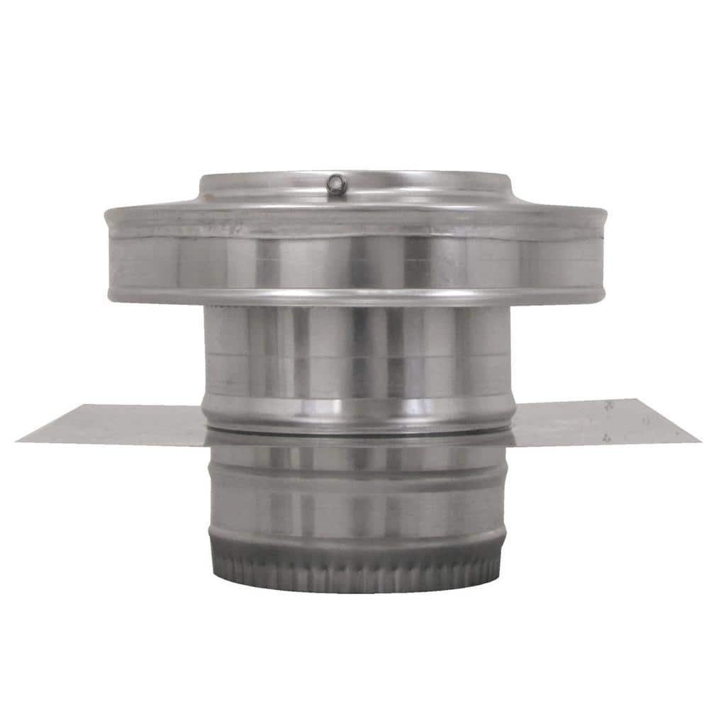 5 in. Dia Aluminium Round Back Roof Jack with 2 in. Collar and 2 in. Tail P