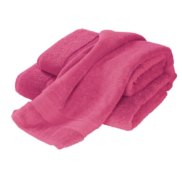 The Company Store Company Cotton Pink Lady Solid Turkish Cotton Bath Towel