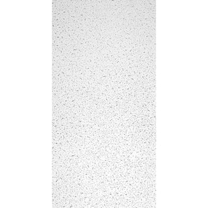 Plateau 2 ft. x 4 ft. White Lay-In Fiberboard Ceiling Panel (8-Pack)