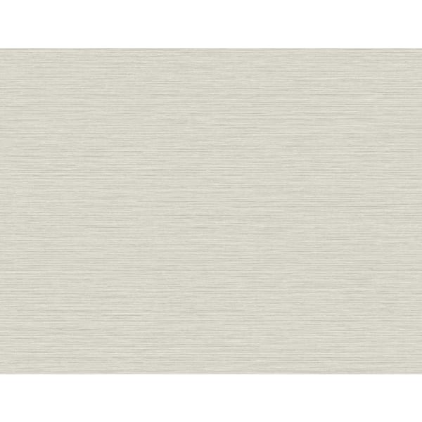 Seabrook Designs 60.75 sq. ft. Balmy Oak Silk Embossed Vinyl Unpasted Wallpaper Roll