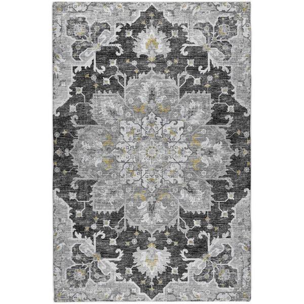 Dream Shag Premium Machine Washable Abstract ADS93 Shadow 9 ft. x 12 ft. Area Rug