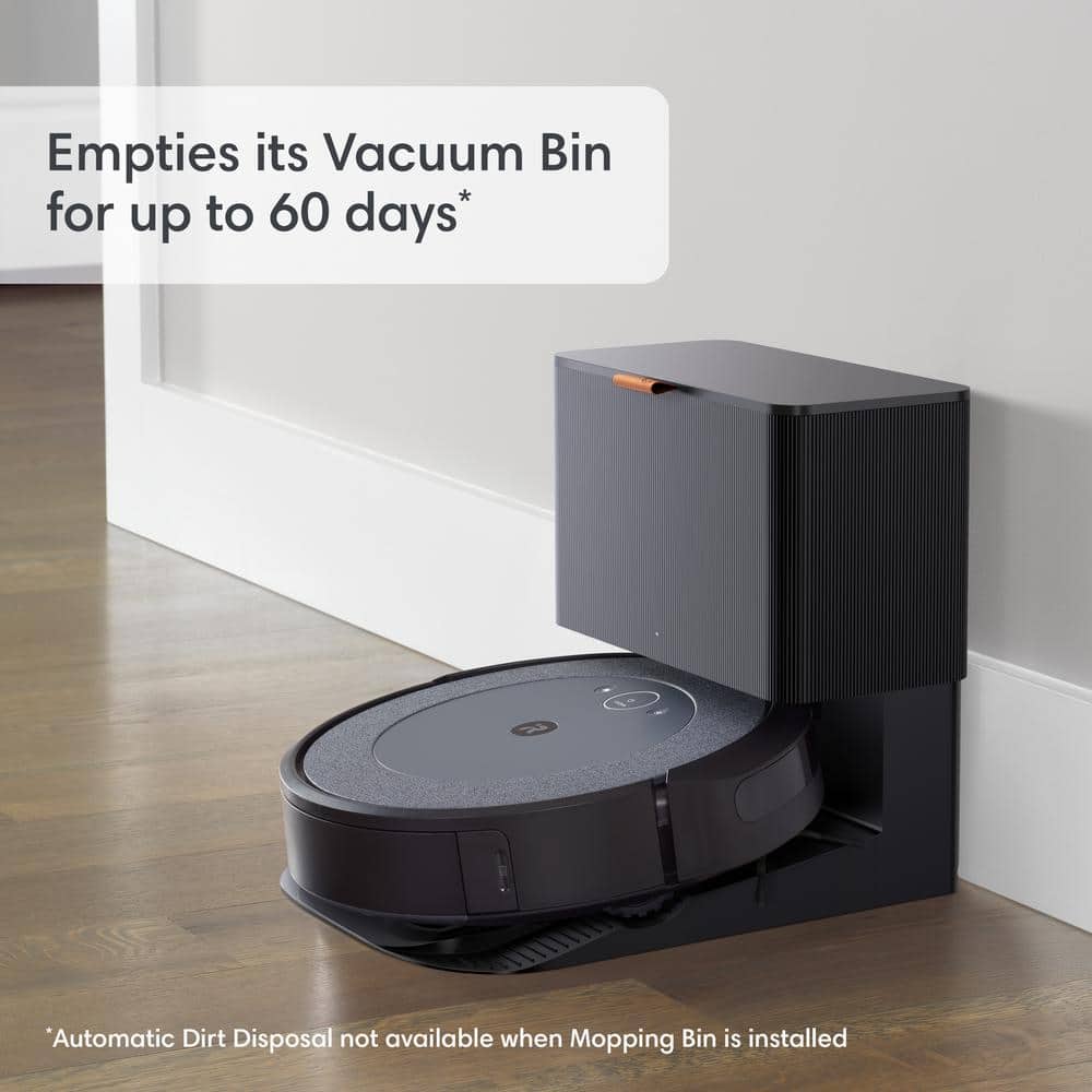 iRobot Roomba Combo i5+ Black Cordless Robot Vacuum and Mop