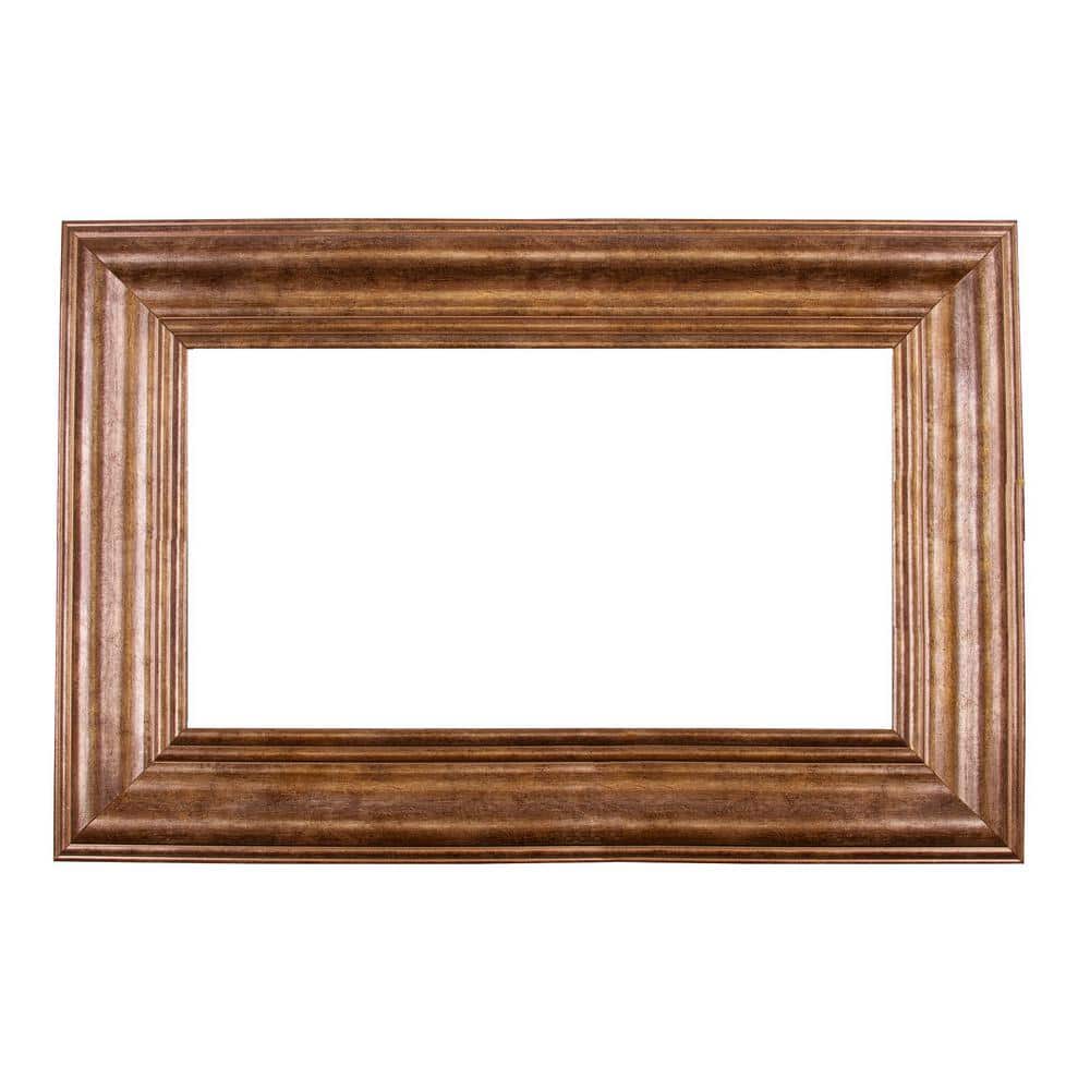 Tuxedo Walnut Mirror Frame Kit - Frame Your Existing Bathroom Mirror