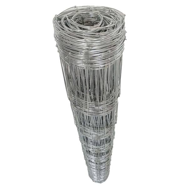 5 ft. x 164 ft. 14Gauge Farm Fence Heavy Zinc Coating Cattle Fence, Galvanized Field Wire Fencing for Animals Protection