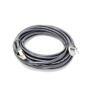 25 ft. CAT 8 SFTP 26AWG Double Shielded RJ45 Snagless Ethernet Cable Black