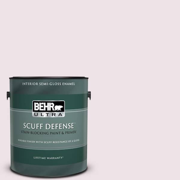 BEHR ULTRA 1 gal. #670C-2 Petal Dust Extra Durable Semi-Gloss Enamel Interior Paint & Primer