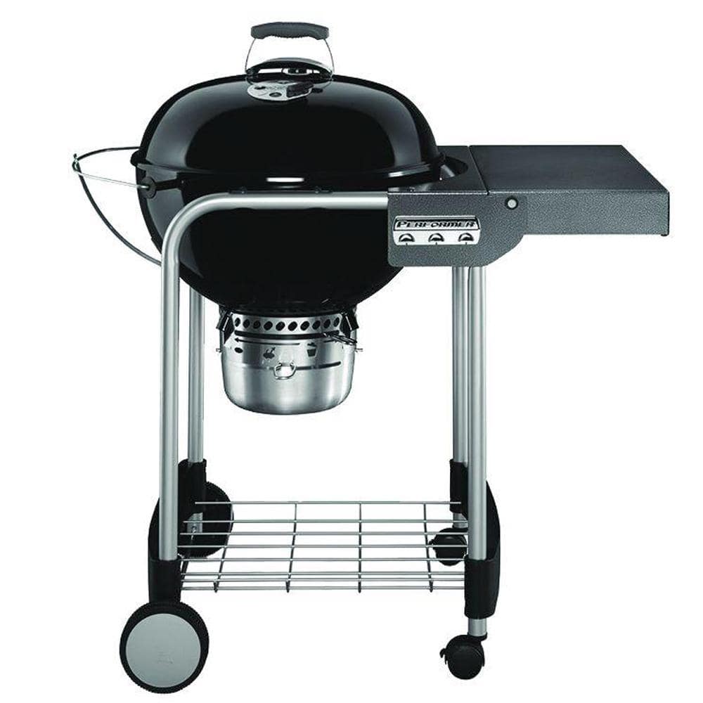 Weber 22 in. Performer Charcoal Grill in with Built-In Thermometer and Storage Rack 15301001 - The Home Depot