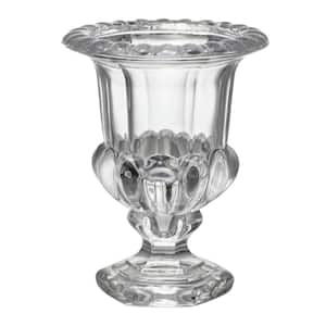 Clear Glass Decorative Vase - 7.7 in. High
