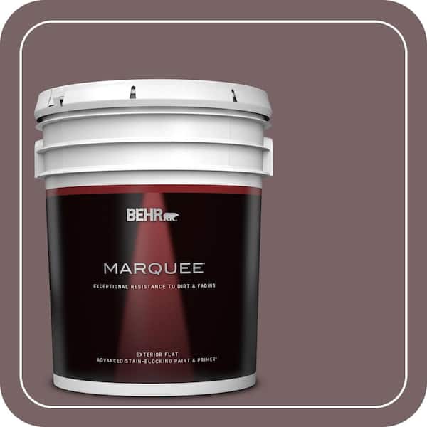BEHR MARQUEE 5 gal. #PPU1-03 Tibetan Temple Flat Exterior Paint & Primer