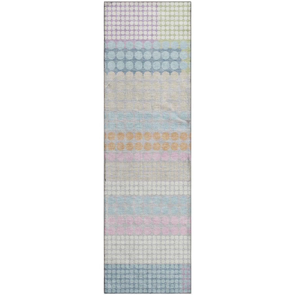 Mayfield Premium Machine Washable Abstract AMF2445 Sky 2 ft. x 7 ft. Runner Rug price history on PriceWatchPro