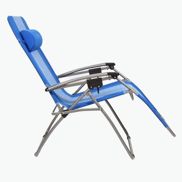 Mamac cijepiti Zaraziti  Kamp-Rite Anti Gravity Folding Camping Beach Chair, Blue (2-Pack)  2xKAMPAC076 - The Home Depot
