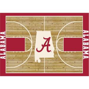 Alabama 6 ft by 8 ft Courtside Area Rug
