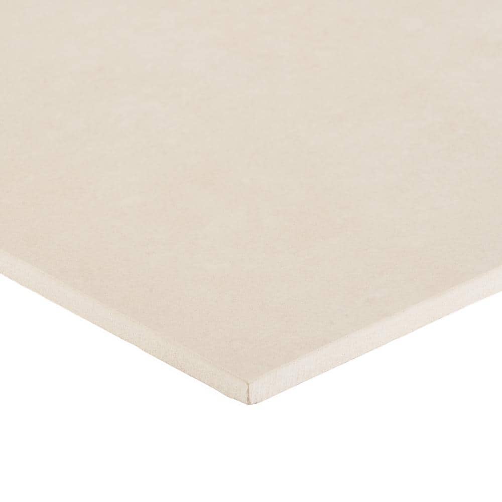 ToughTech 12" x 24" Matte Beige Porcelain Wall and Floor Tile