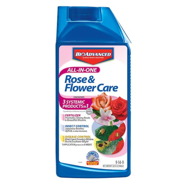 BIOADVANCED 32 oz. Concentrate All-in-1 Rose and Flower Care