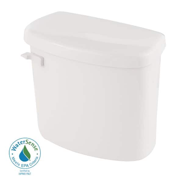 PRIVATE BRAND UNBRANDED 1.28 GPF Single Flush Toilet Tank with Flapper/Piston Technology in White